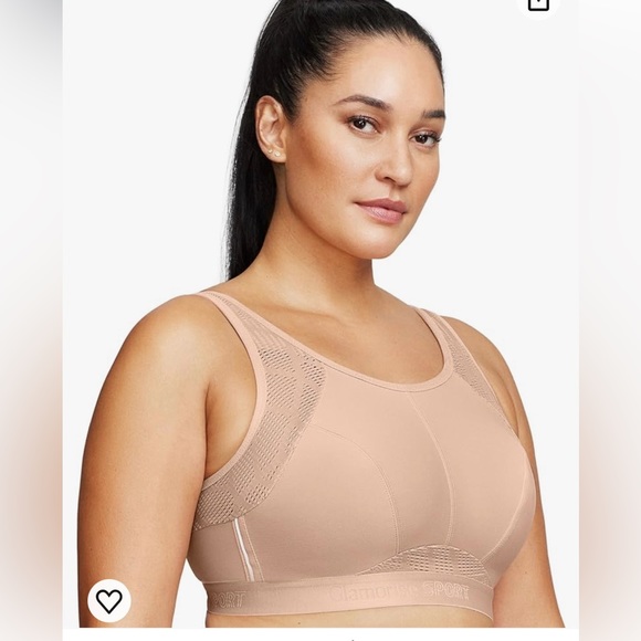 Glamorize women’s plus size No-sweat sports Bra wire free size 40D. Like new - Picture 4 of 10